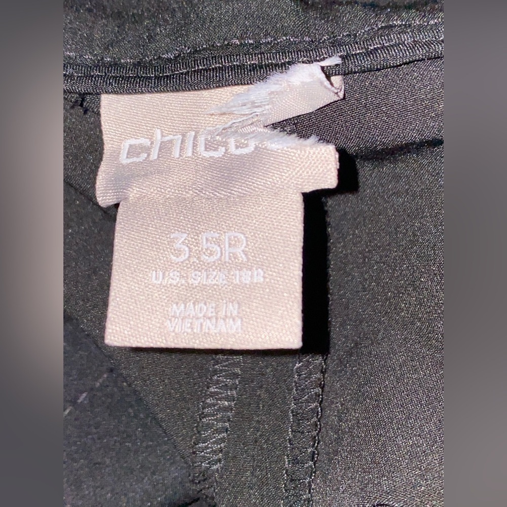 Chico's Wide Leg Women Size 18R Pant Professional Career Business Office NEW - Picture 3 of 9